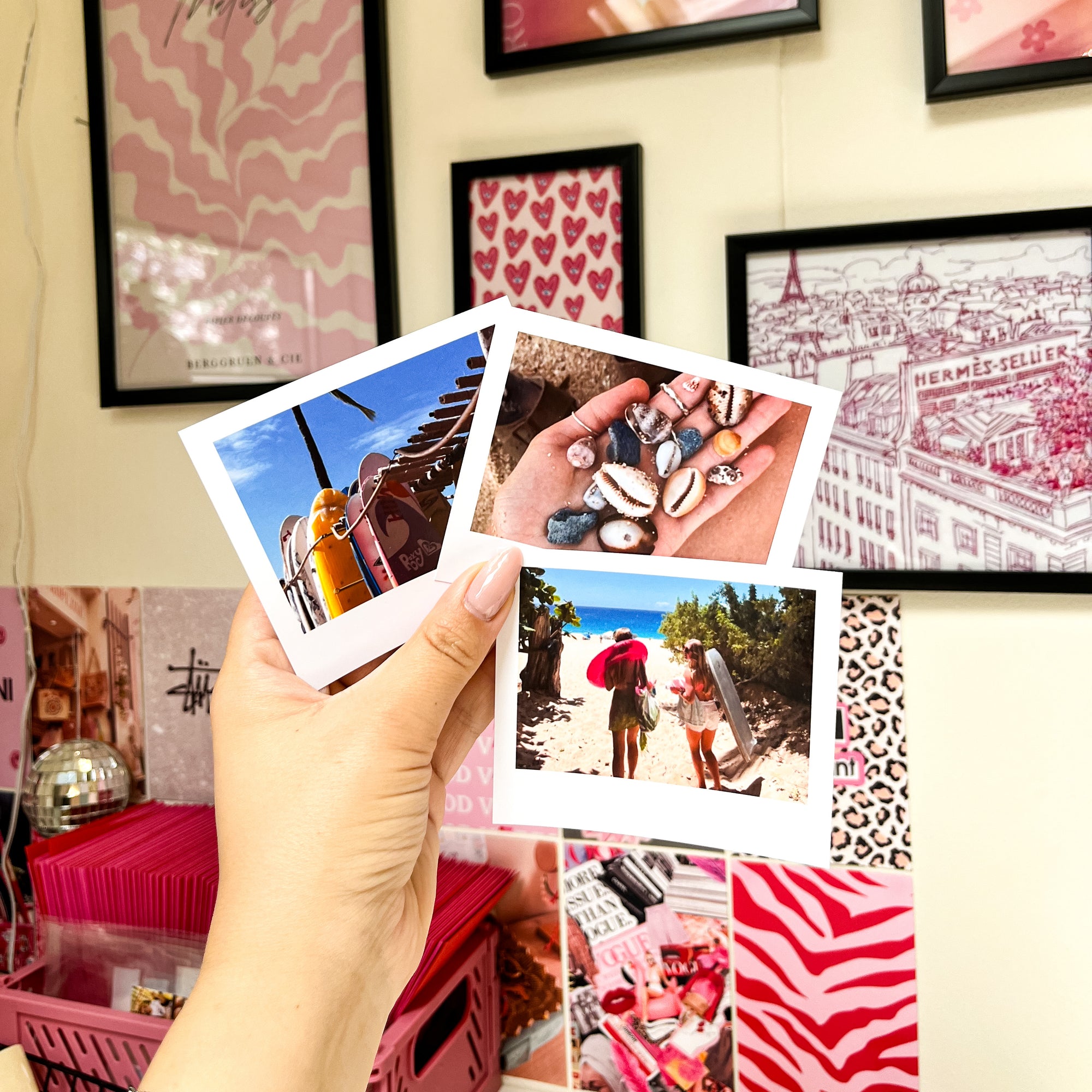 Polaroid paysage personnalisé (Horizontal)