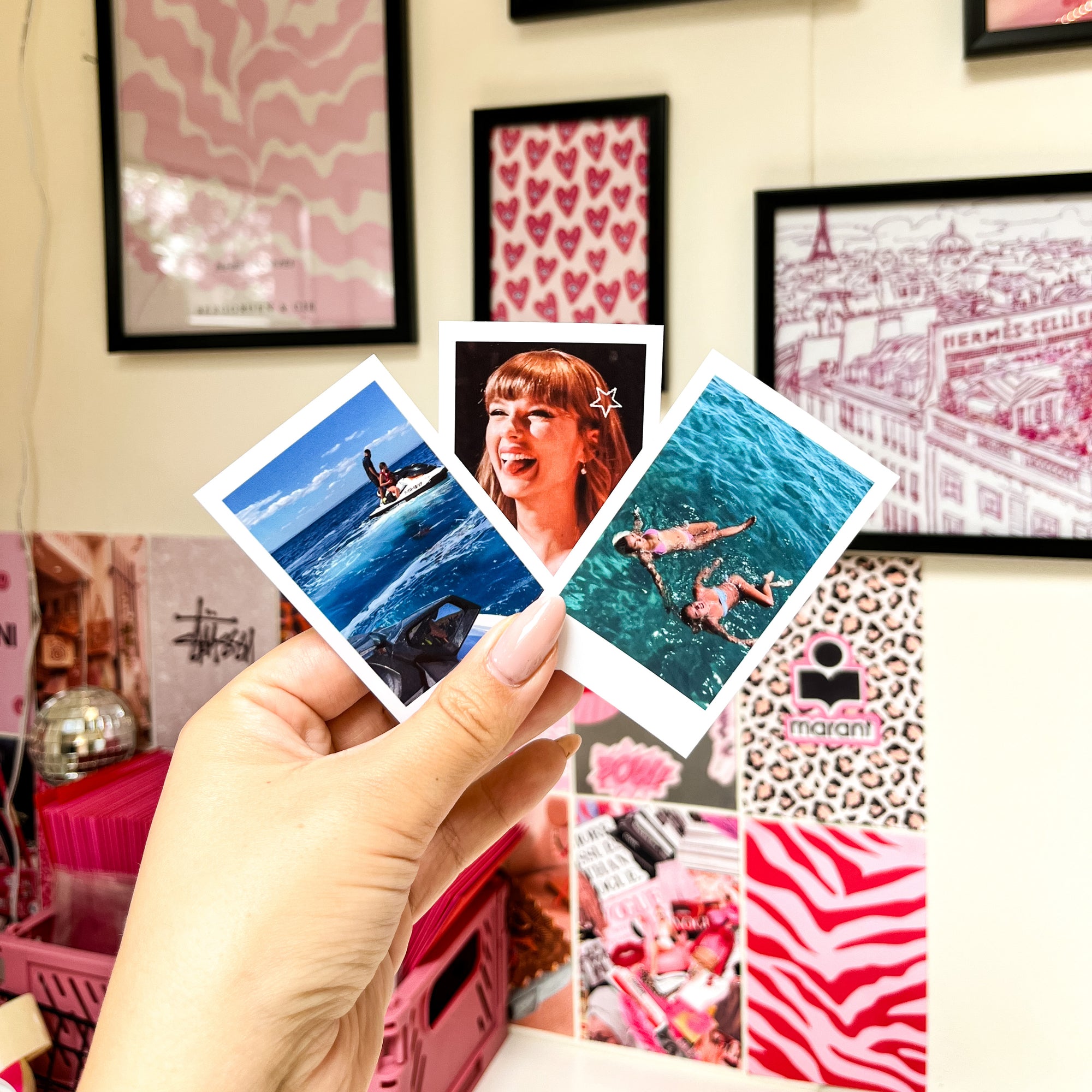 Portrait Polaroid personnalisé