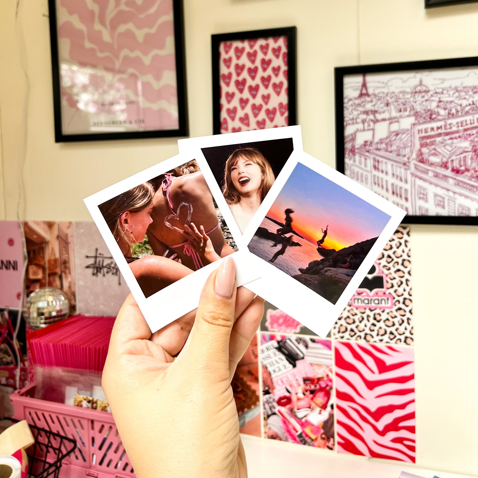 Polaroid carré personnalisé