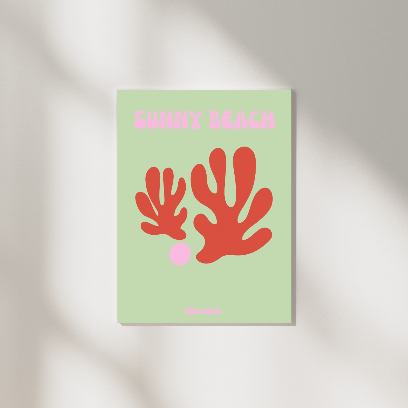 Poster A4 Sunny Beach