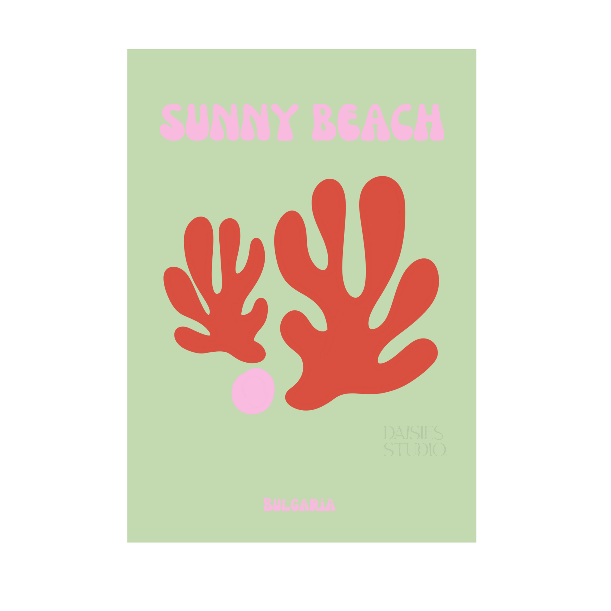 Poster A4 Sunny Beach