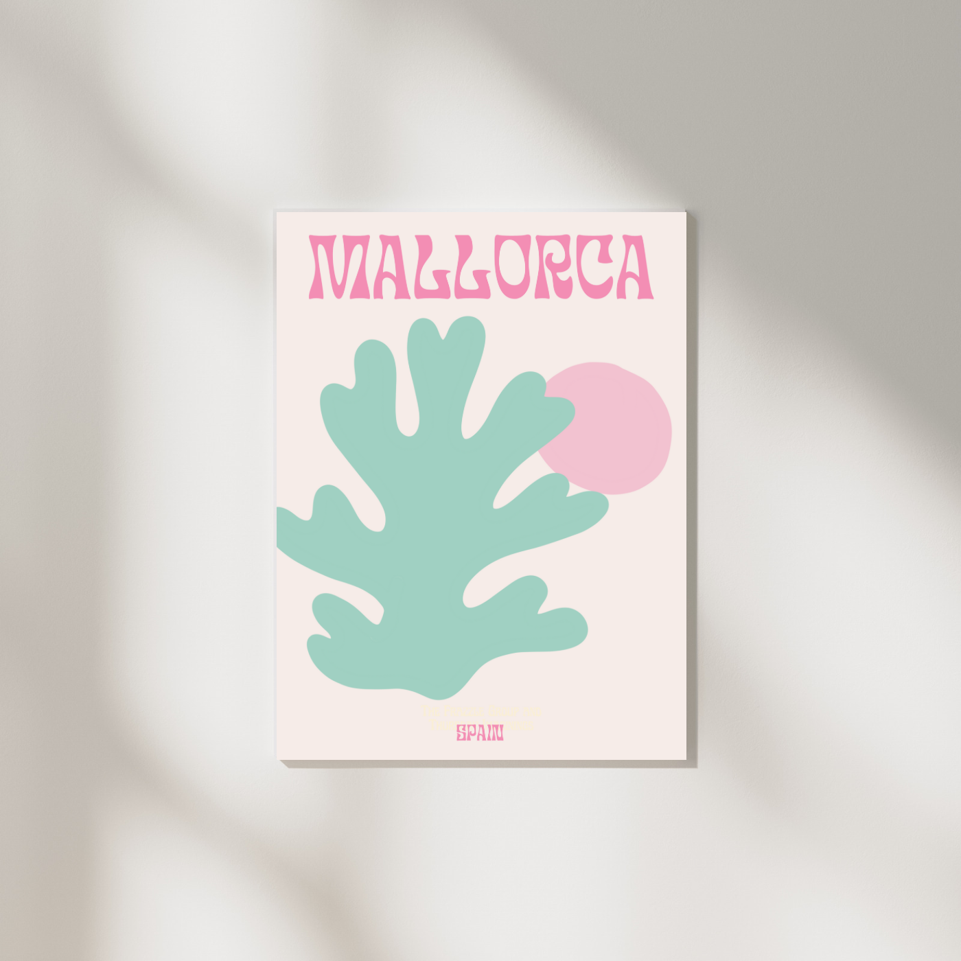 Poster A4 Majorque