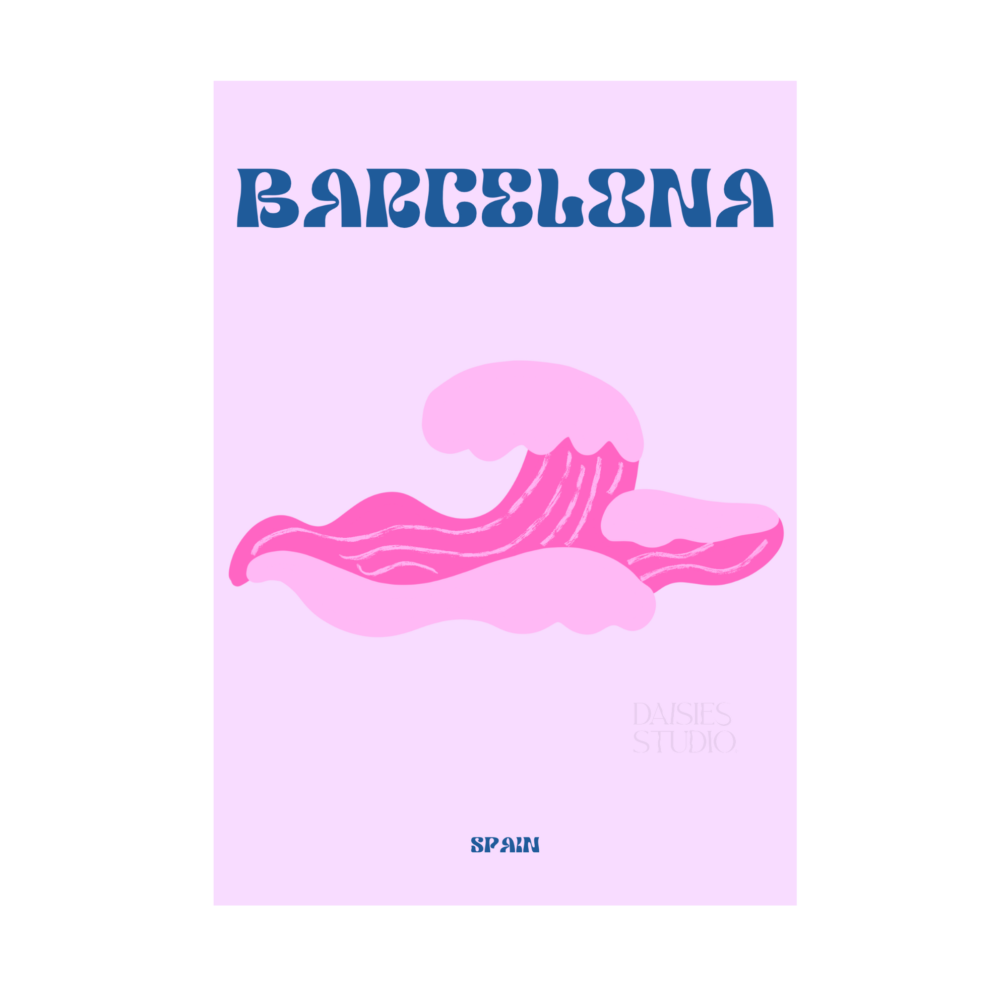 Poster A4 Barcelone